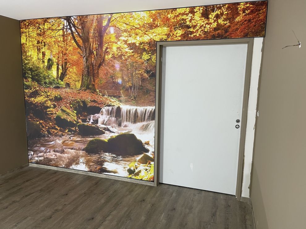 Une toile tendue sérigraphiée qui dure dans le temps